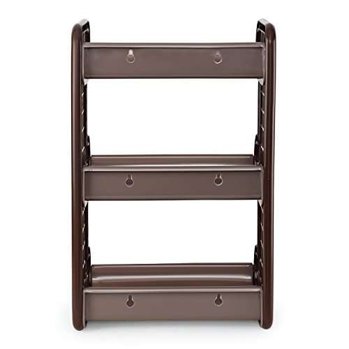 Cello Tokyo Plastic Storage Shelf, Brown 6
