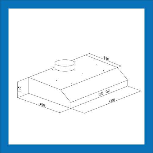 Glen 60 cm 1000 m3/hr Pyramid Chimney With 7 years warranty on Product, Baffle Filters Push buttons (6001 SS, Silver) 2