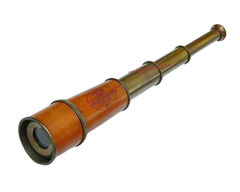 Kelvin & Hughes Spyglass Telescope Solid Brass 4