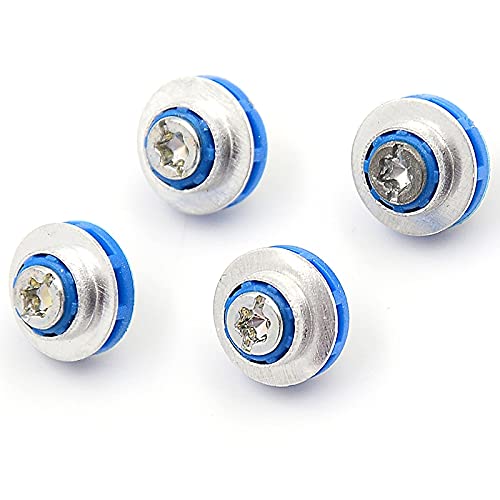 Occus 4pcs Screws 3.5 HDD blue hard drive isolation mounting For H-P 3