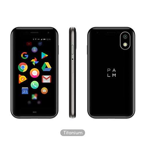 Palm Phone PVG100 (The Small Premium Unlocked Phone), 4G LTE, 32GB Memory, Titanium - Unlocked 1