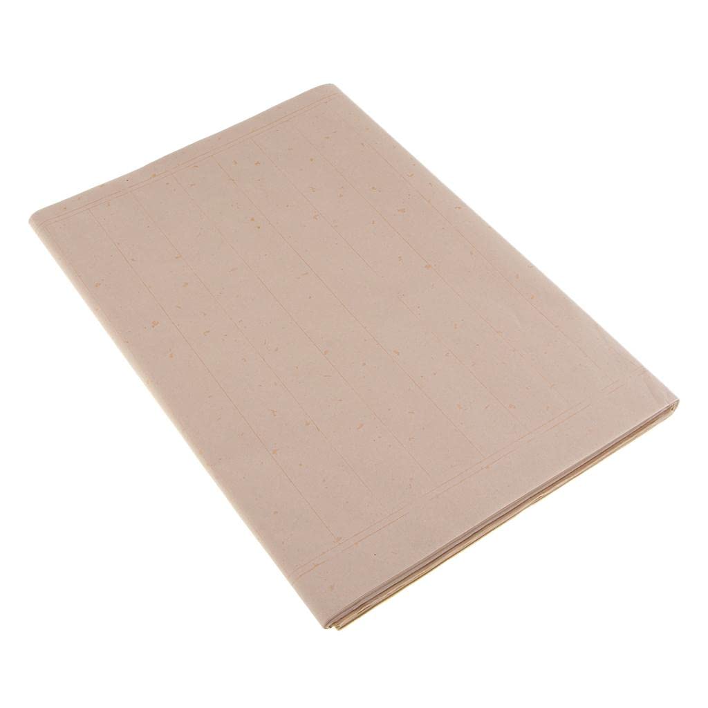 Generic 20Pcs Xuan Paper Chinese Art Paper for Handwriting Calligraphy Antique 3cm 5