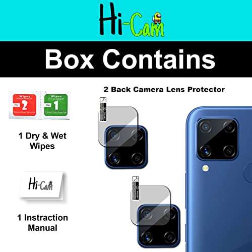 Realme C15 Camera Lens Protector its Protect from The Scratches .(Pack of 2) 3