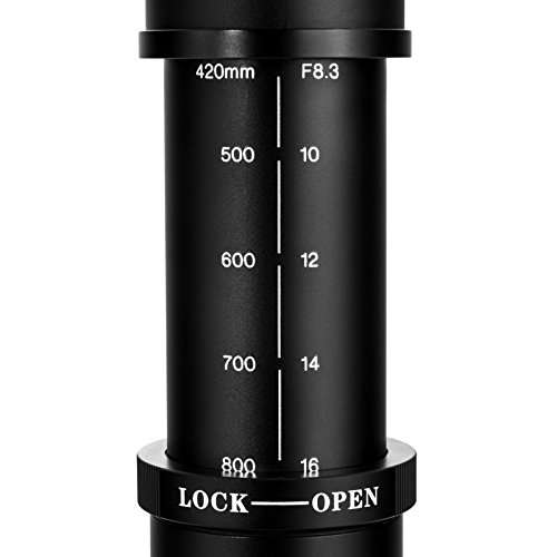 Opteka 420-1600mm f/8.3 HD Telephoto Zoom Lens for Sony NEX E-Mount a7r, a7s, a7, a6500, a6300, a6000, a5100, a5000, a3000, NEX-7, NEX-6, NEX-5T, NEX-5N, NEX-5R and 3N Digital Mirrorless Cameras 5