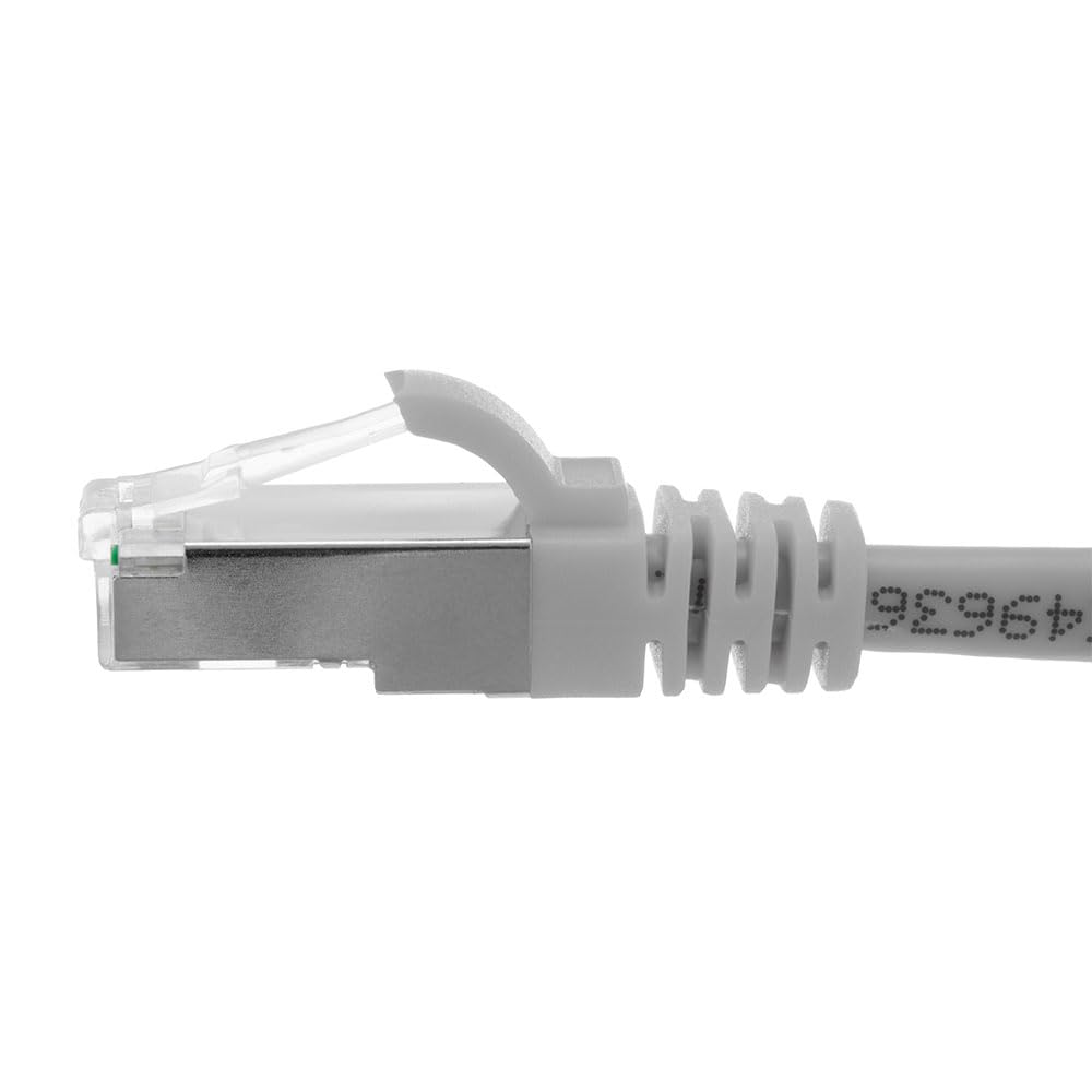 NavePoint Ethernet Patch Cable CAT6, F/UTP, 26AWG, 10 Ft, 5 Pack, Gray 2