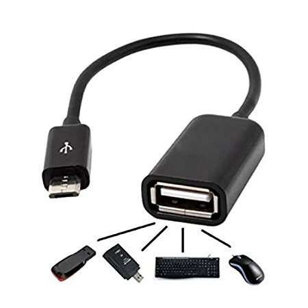 Motorola Moto G5 Play Supported OTG Cable USB OTG On-The-Go Cable for Connecting USB Devices for Mobiles and TabletsBy Billetera 3