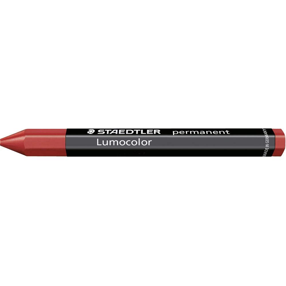STAEDTLER 236 Lumocolor Omnigraph Marking Crayons Indelible Smudgeproof Red Ref 2362 [Pack of 12] 1