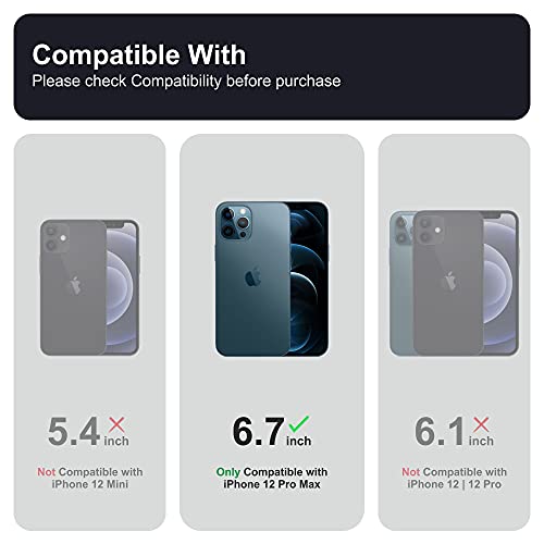 Affix Auto-Align Technology Tempered Glass Screen Guard For Iphone 12 Pro Max (6.7 Inch) | Easy Installation Frame | Case-Friendly - 2 Pack for Smartphone 2