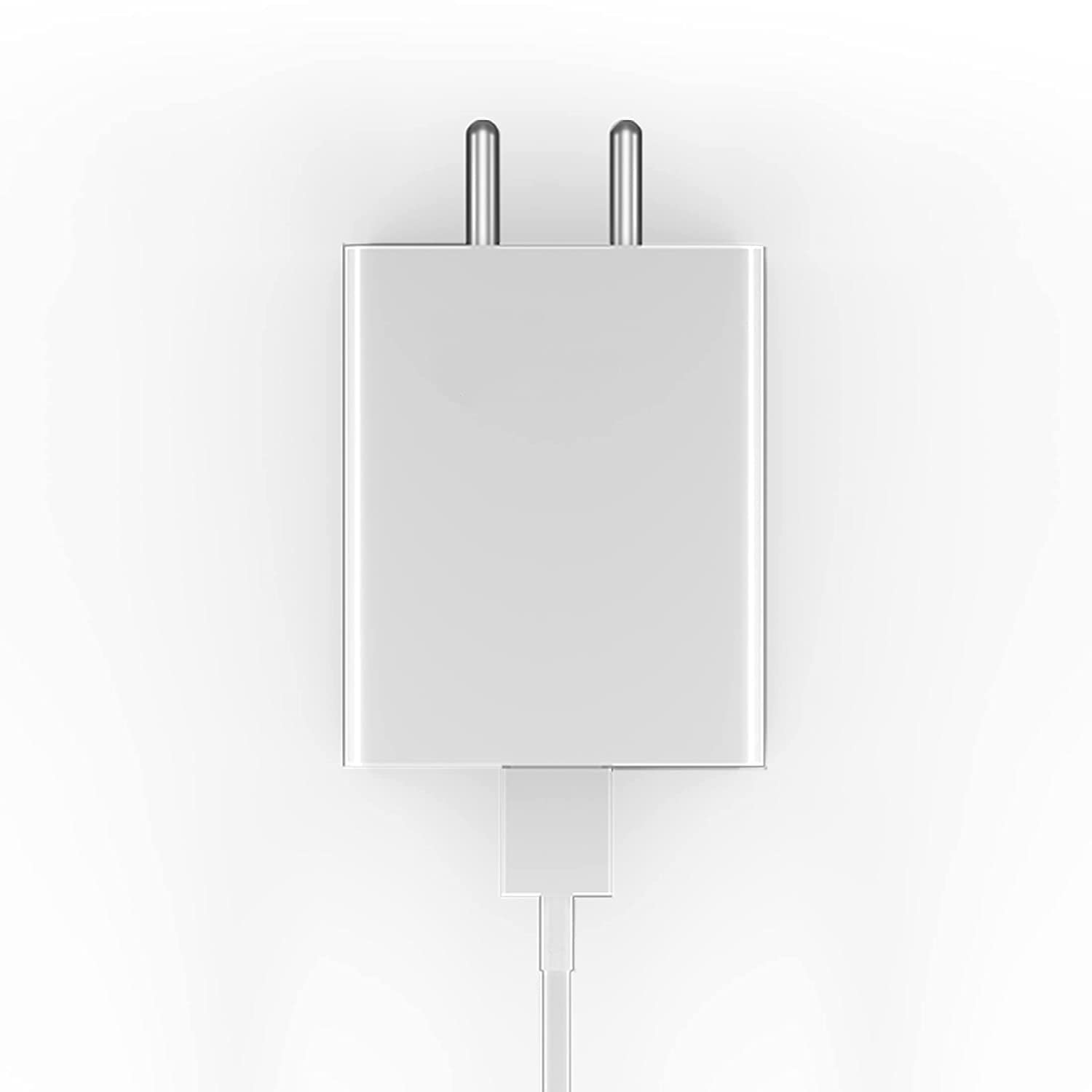 10W to 65W Charger for Nokia 8 Sirocco / Nokia8 Sirocco Charger Original Adapter Like Qualcomm QC 4.0 Quick Dash Warp Dart Flash Super Vooc Fast Charger With 1 Meter Type C USB Data Cable (5V=4A/10V=6A, TMV, White) 3