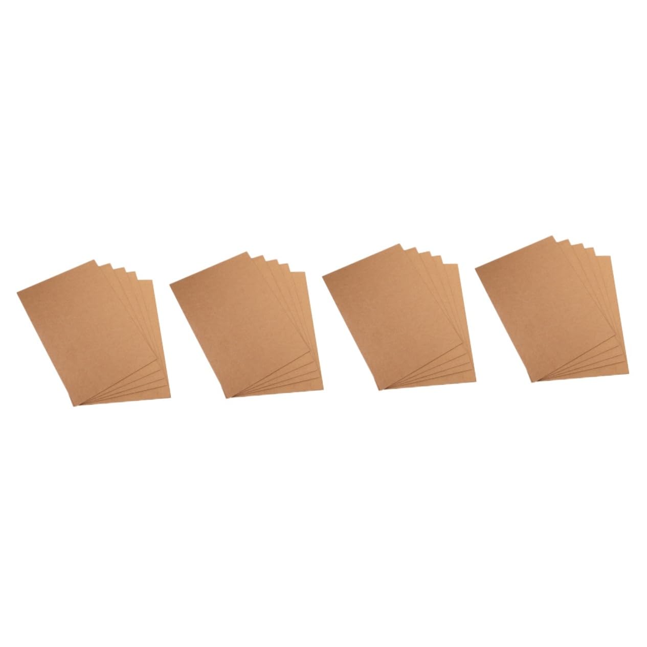 TEHAUX 4sets Kraft Cardboard Card Stock Painting Book Cardstock Paper 5sheets*4 1