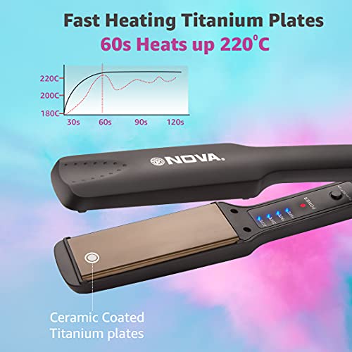 Nova NHS 860 Hair Straightener (Black) 5