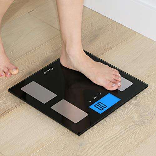 Escali Complete Health 2.0 Body Composition Scale with Bioelectrical Impedance Analysis Technology, Measures Body Fat Percentage, Body Water, Lean Muscle & Total Bone Mass, Black 4