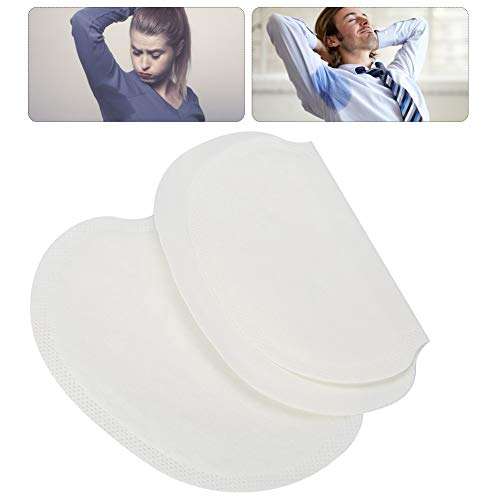 Alucy Underarm Sweat Pads Disposable Armpit Shields With Comfortable, Sweat And Odor Blocker Experience-For Men And Women(10Pcs) 1