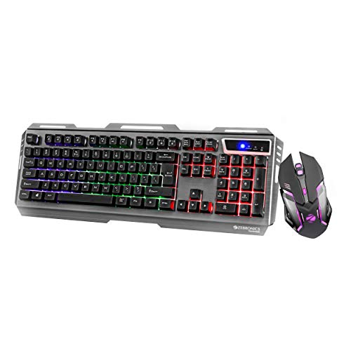 ZEBRONICS Zeb-Transformer Gaming Keyboard and Mouse Combo (USB, Braided Cable) & Zeb-Grace Wired Over The Ear Headphone with Mic (Black) 2