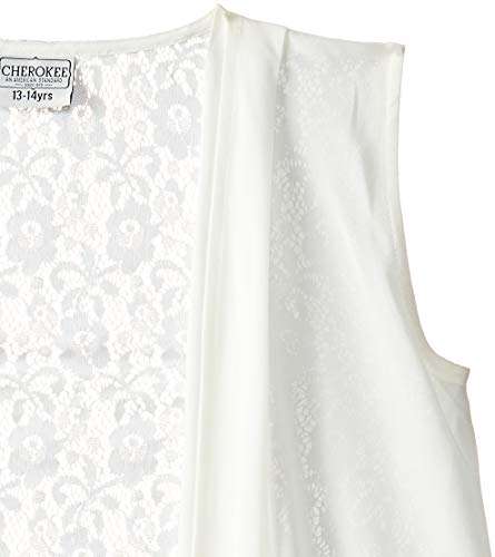 Cherokee by Unlimited Girls' Regular Fit Gilet (276634047_Cream_09Y_Sl) 2