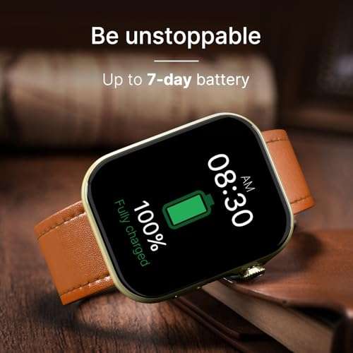 Noise ColorFit Ultra 3 Bluetooth Calling Smart Watch with Biggest 1.96" AMOLED Display, Premium Metallic Build, Functional Crown, Gesture Control with Silicon Strap (Jet Black) 5