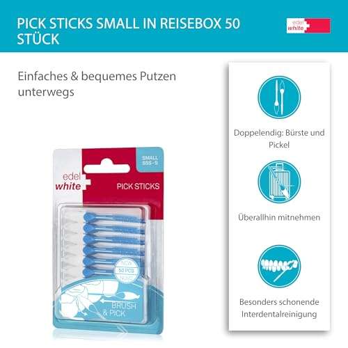 edel+white Pick Dental Sticks Small SSS-S - 50 Pack 3