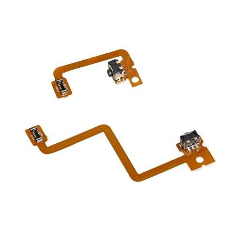 Timorn L R Shoulder Button with Flex Cable Repair Parts for 3DS Left Right Shoulder Button (2 Sets) 2