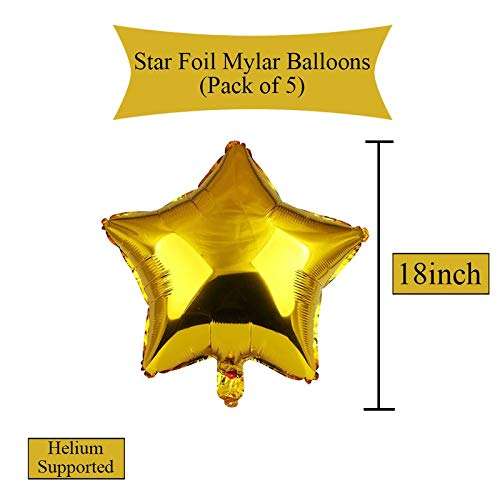 Book My Balloons 16 Year Old Birthday Party Decoration 40 Inch Happy Birthday Balloon Kit for Adults Happy Birthday Decorations Combo of Foil Balloon 4
