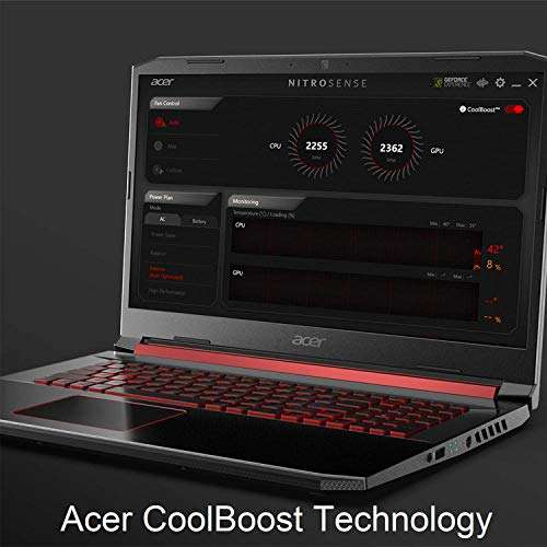 Acer Nitro 5 15.6 Inch FHD Full HD IPS Display Gaming Laptop with Sleeve, Intel Core i5-9300H, 8GB RAM, 256GB PCIe SSD Boot + 1TB HDD, NVIDIA GTX 1650, Backlit Keyboard, HDMI, Windows 10 4