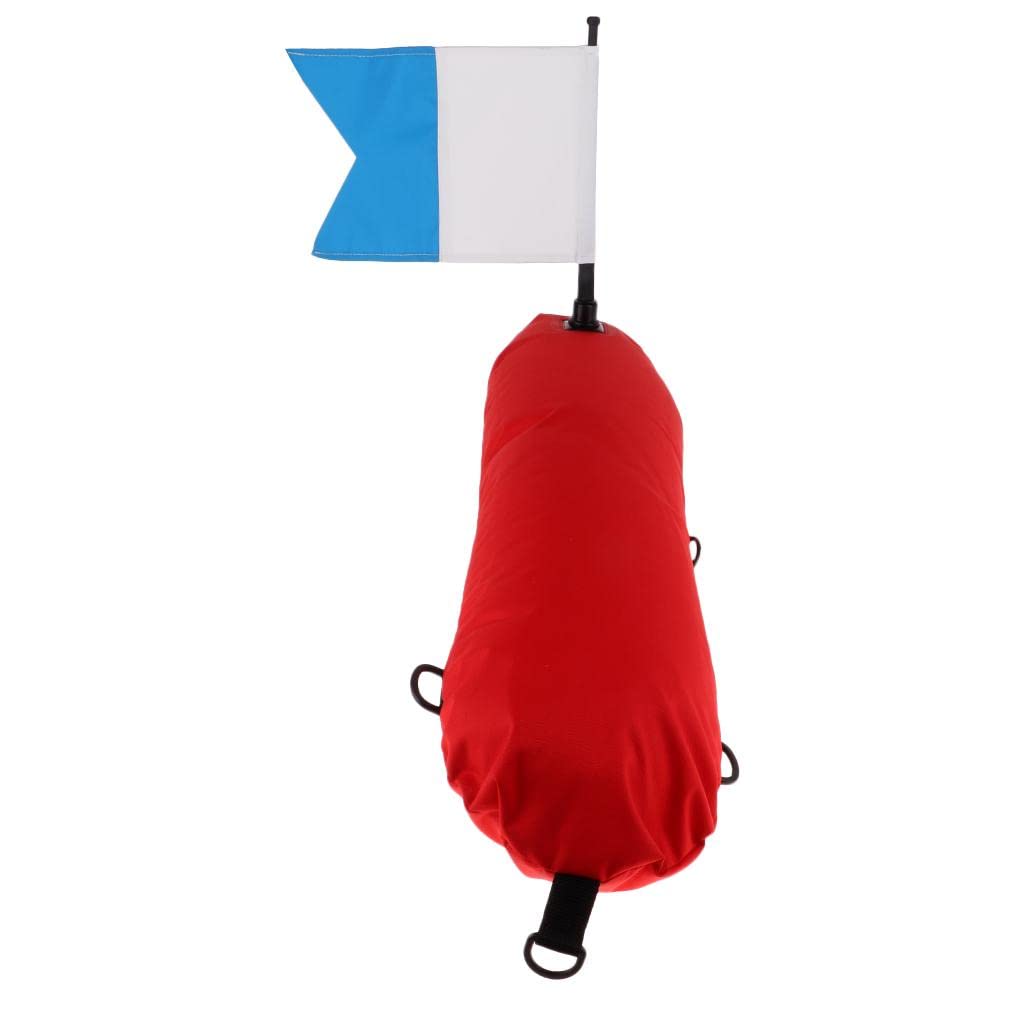 MOH Snorkeling Spearfishing Freediving Inflatable Scuba Diving Float Buoy & Dive Flag for Diver Down 4