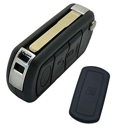 Replacement for Car Keyless Entry Flip Folding Remote Key Fob Shell Case Fit for Land Rover Discovery LR3 Range Rover Sport 3