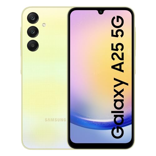 Samsung Galaxy A25 5G (Yellow, 8GB, 256GB Storage) | 50 MP Main Camera | Android 14 with One UI 6.0 | 16GB Expandable RAM | Exynos 1280 | 5000 mAh Battery 1