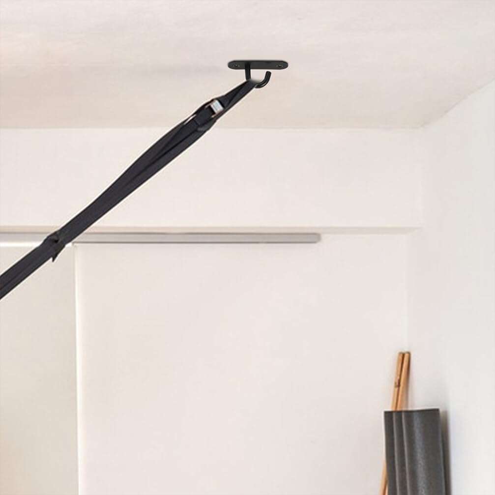 Yardwe Ceiling Hook Heavy Duty Resistance Band Wall Anchors - 2pcs Heavy Duty Workout Wall Mount Hooks Ceiling Mounted Hook Exercise Station Swing Hangers for Physical Exercise Home Gym 4