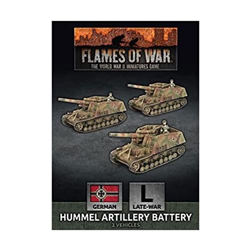 Flames of War: Late War: German: Hummel 15cm SP Artillery Battery (GBX158) 1