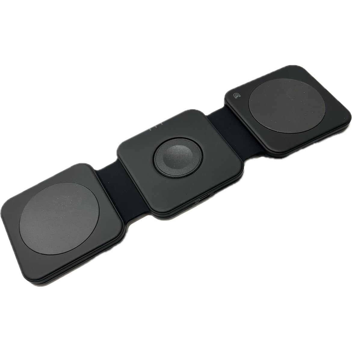 EDS M16 3 in 1 Phone Wireless Charger for iPhone,Magnetic Foldable 3 in 1 Charging Station,Travel Charger for Multple Devices for iPhone 15/14/13/12 Series AirPods Pro, iWatch (Black) 3