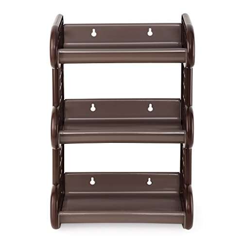 Cello Tokyo Plastic Storage Shelf, Brown 3