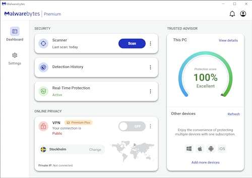 Malwarebytes Premium | 1 Year, 5 Device | Windows, Mac OS, Android, Apple iOS, Chrome [Online Code] 2