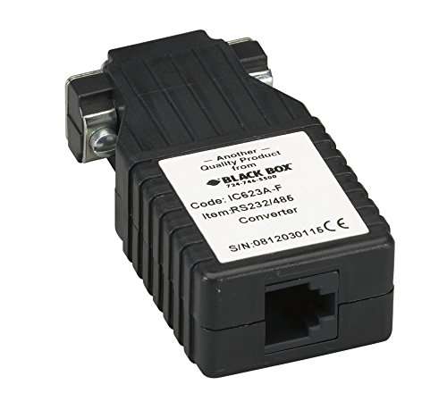 Black Box Async RS232 to RS485 Interface Converter DB9 to RJ11 1