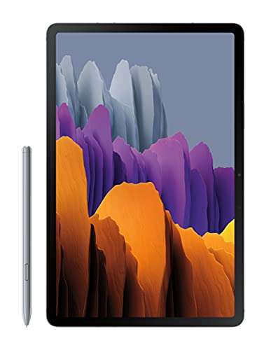 SAMSUNG Galaxy Tab S7 Wi-Fi, Mystic Silver -128 GB (Renewed) 1
