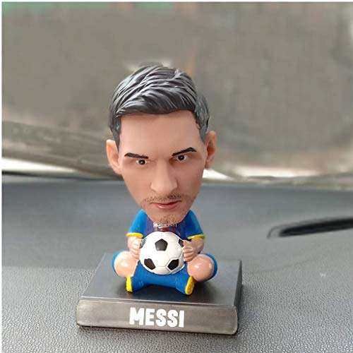 OZANGO B12 Argentina Lionel Messi Bobblehead Figure Cute Model Collectible Toy, Mobile Phone Holder Car Dashboard for Toyota Land Cruiser Prado 3