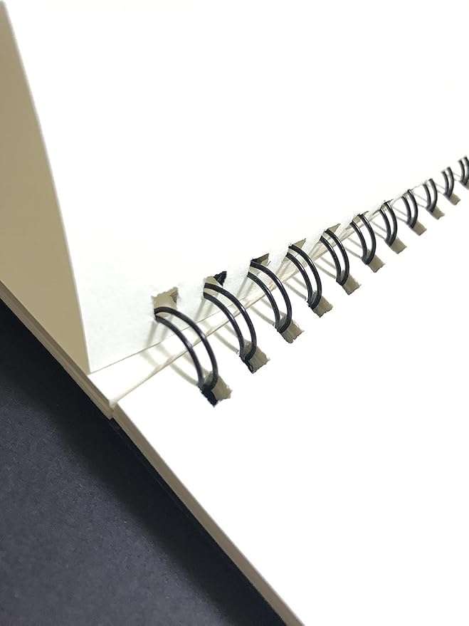 Graphic Word Anime Sketchbook Notebook A5 Unruled 160 Pages 100gsm Paper (Multicolor) Spiral Wire-O-Bound Notebook with Fantasy Illustration Design 6