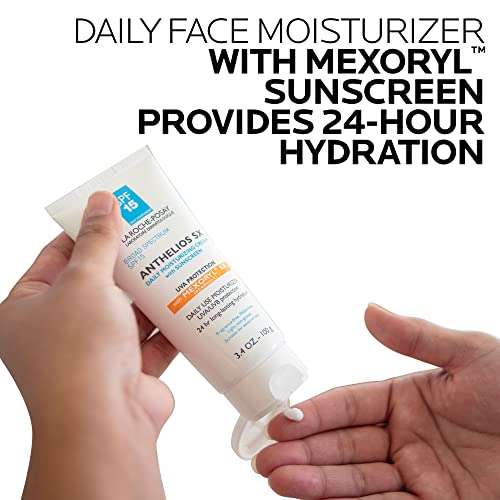La Roche-Posay Anthelios SX Daily SPF Moisturizer for Face, Sensitive Skin Sunscreen SPF 15, Hydrating Face Cream, Oxybenzone Free, Oil Free, Moisturizing Sun Protection for Sensitive Skin 2