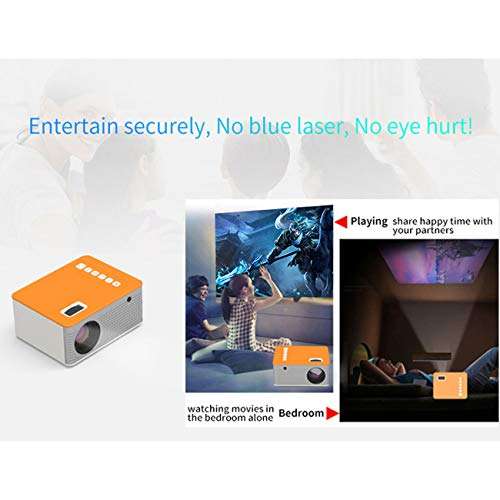 N /C UC28 Mini Projector for Smartphone Home Theater Anchor Conference Zoom Cell Phone Projector for Mobile projectors, IBAC000735-605-1925563541 4