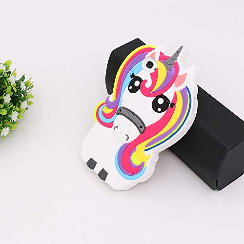 for iPhone 4 Case Unicorn, iPhone 4S Case Unicorn, BEFOSSON Cute 3D Cartoon Unicorn Funny Kawaii Horse Animal Soft Silicone Rubber Phone Cover Case for iPhone 4 / 4S for Girls (Unicorn) 4.0 inches 6