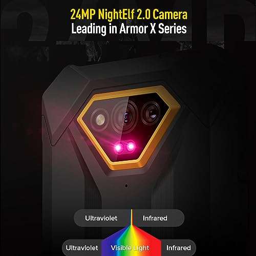 Ulefone Rugged Smartphone Unlocked Armor X8 2022 (4GB+ 64GB) Android 11 Octa-core Mobile Phone, 13MP Four Camera 5.7 inch HD+ Screen 5080mAh Battery, Dual SIM Waterproof Smartphones Unlocked for US 4