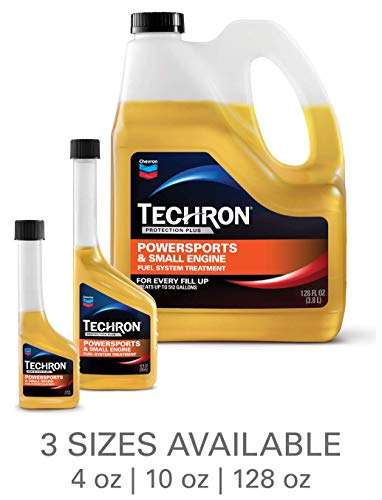 Chevron Techron Protection Plus Powersports and Small Engine Fuel System Treatment, 128 oz, Pack of 1 4