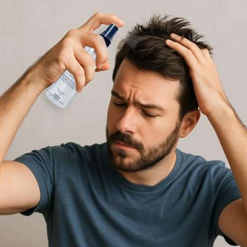 SAMSON HAIR FIBERS Holding locking Fast Drying Unscented Non-Aerosol, Non Sticky Fantastic Light Weight Clear Spray Fast Drying Technology (2 Bottles of 4oz) 2