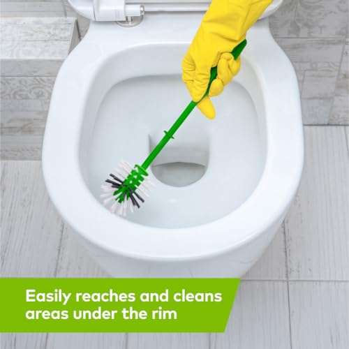 Scotch-Brite Plastic Toilet Brush With Holder, Green 3