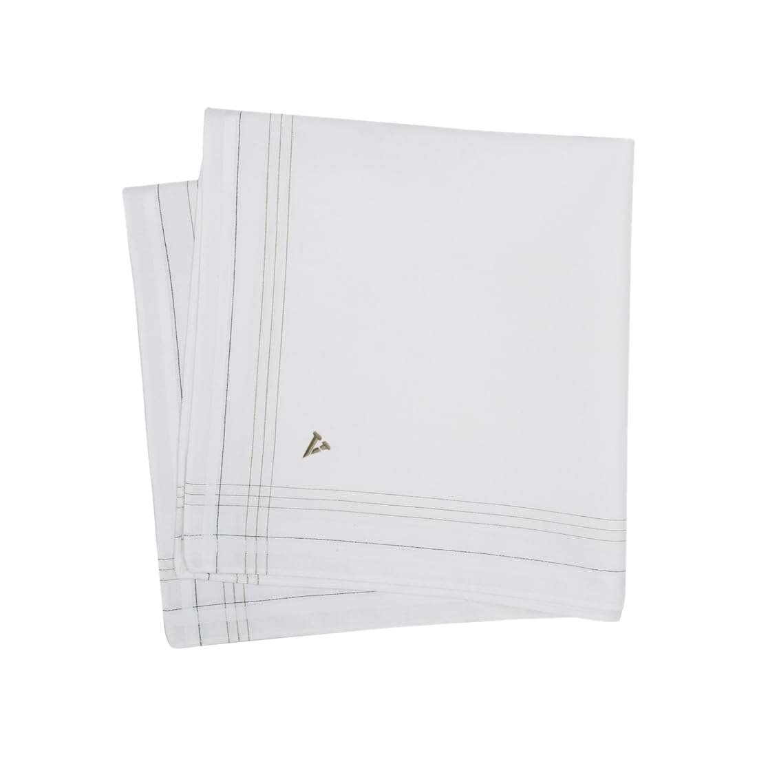 Van Heusen Cotton Men's Casual Style Handkerchief (Pack Of 3) (8904241906379_Uae5623_One Size_White) 5