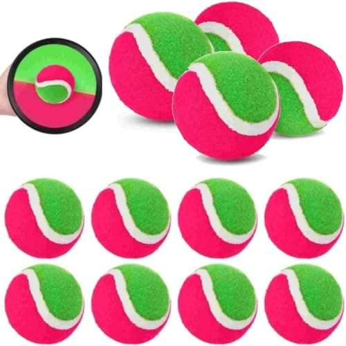 Replacement Sticky Balls for Toss and Catch Sports Game (Hook and Loop) Refill Pack 1 Dozen Bulk (Set of 12) 1