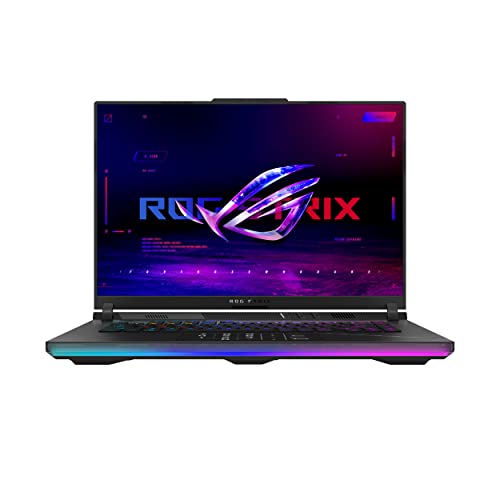 ASUS ROG Strix SCAR 16 (2023), Intel Core i9 13th Gen, 16" (40.64 cm) Mini-LED QHD+ 240Hz/3ms, 12GB RTX 4080, Gaming Laptop (32GB/1TB SSD/Win 11/Office 2021/90WHr Battery/Black/2.5 Kg), G634JZ-NM057WS 1