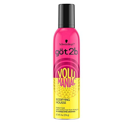 Got2b Volumaniac Bodifying Hair Mousse, 8 oz 1