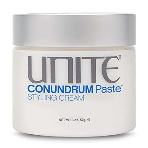 UNITE Hair - CONUNDRUM Paste - 3-in-1 Wax, Paste & Cream for Flexible Hold, Texture, and Natural Finish - Ideal for All Hair Types, 2 oz 1