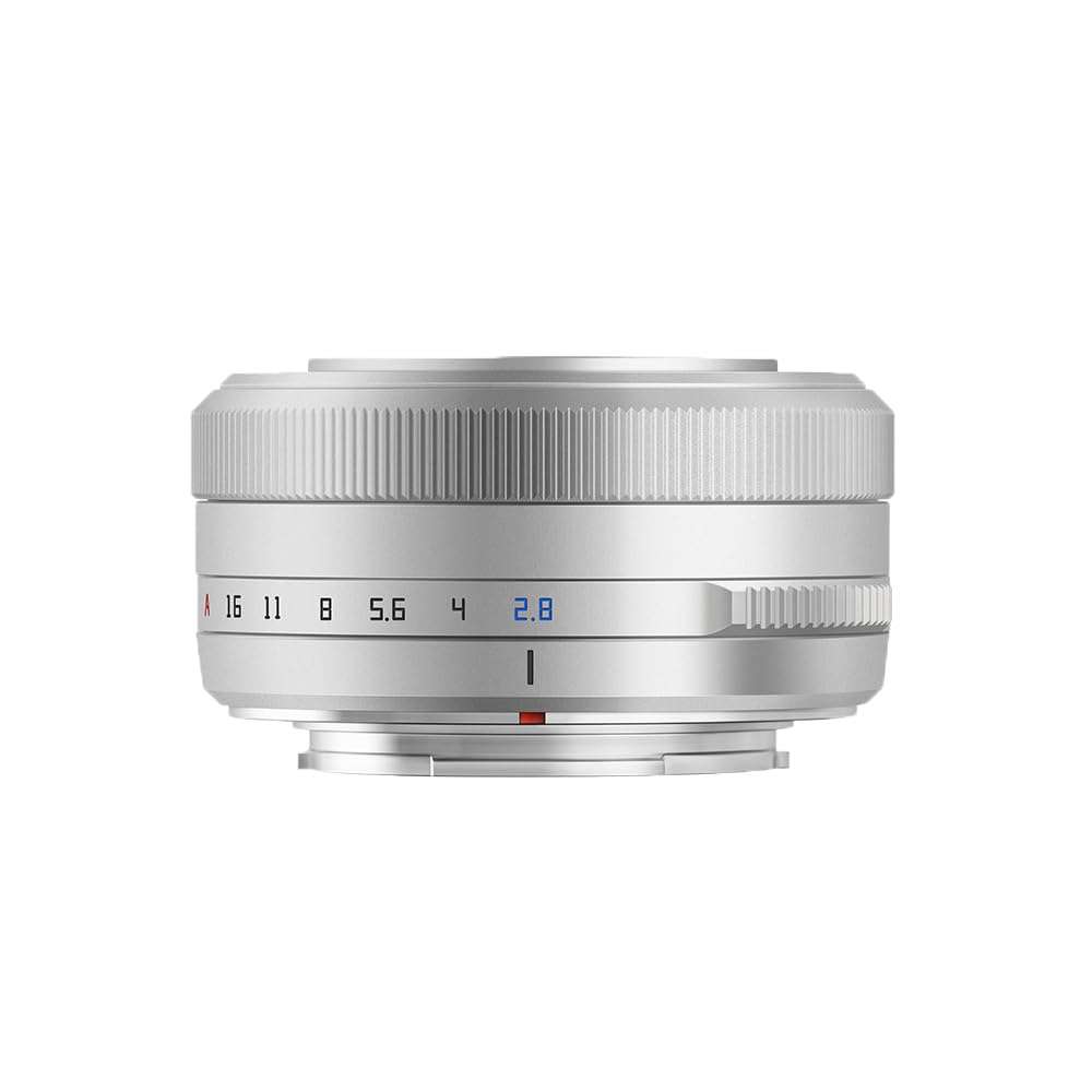 TTArtisan AF 27mm F2.8 XF Auto Focus APS-C Camera Lens Compatible with XF-Mount Cameras X-A Series, X-T Series, X-E Series, X-Pro Series, X-S Series, X-M Series, X-H Series (Silver) 4