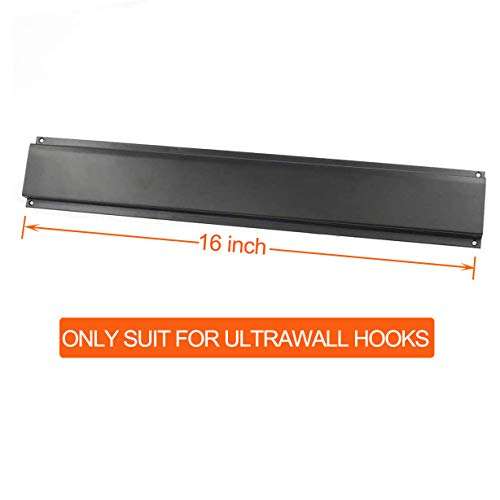 Ultrawall Garage Storage System, Steel Rail, Tool Organizer Track System for Utility Room, Basement, Shed and Garden Tool(3 Pack) 2